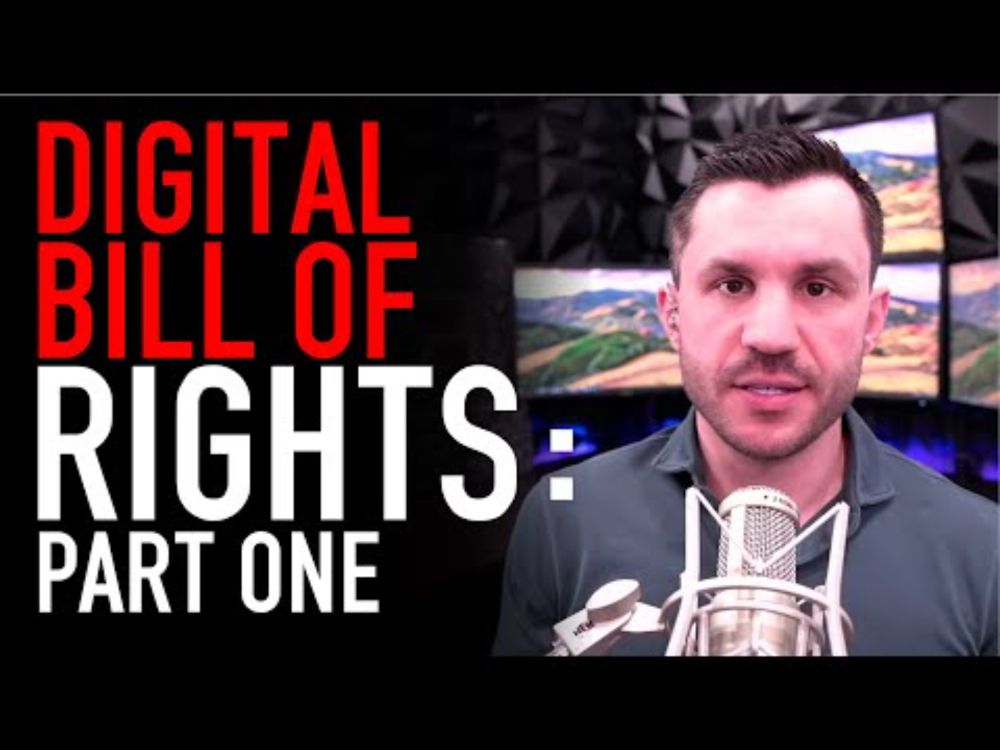 Digital Bill of Rights Workshop: Overview of Proposal (Part 1 of 2)