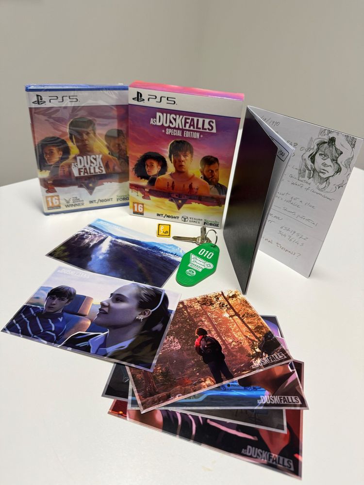 Here’s an exclusive look at what’s inside this beautiful collector’s box:

🔑 Desert Dream Motel Key Replica
📌Crossroads Pin
🌄 Cinematic Postcards featuring unique artwork
📓Large copy of Dante’s black book - filled with hidden secrets!
💿 And of course the game! The physical edition for PS5
