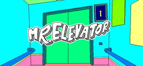 steam thumbnail from game Mr. Elevator, with an MS Paint style elevator from the inside
