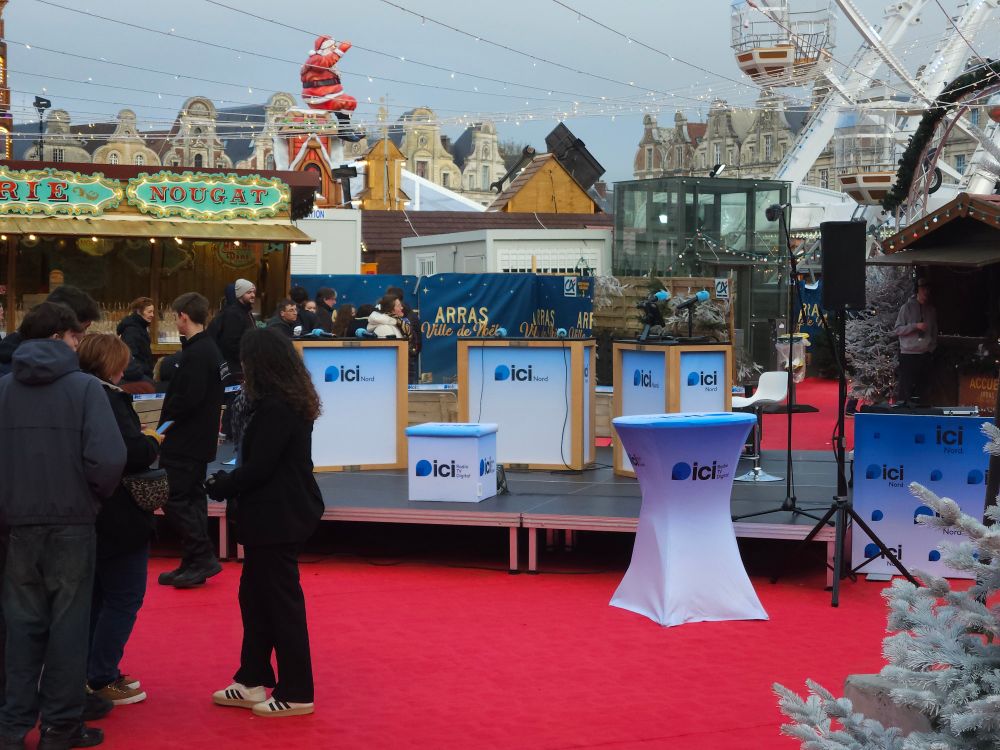 Stand d’Ici Nord au marché de Noël d’Arras 