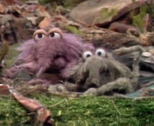 Philo and Gunge, two rat-like creatures from the Jim Henson TV show Fraggle Rock