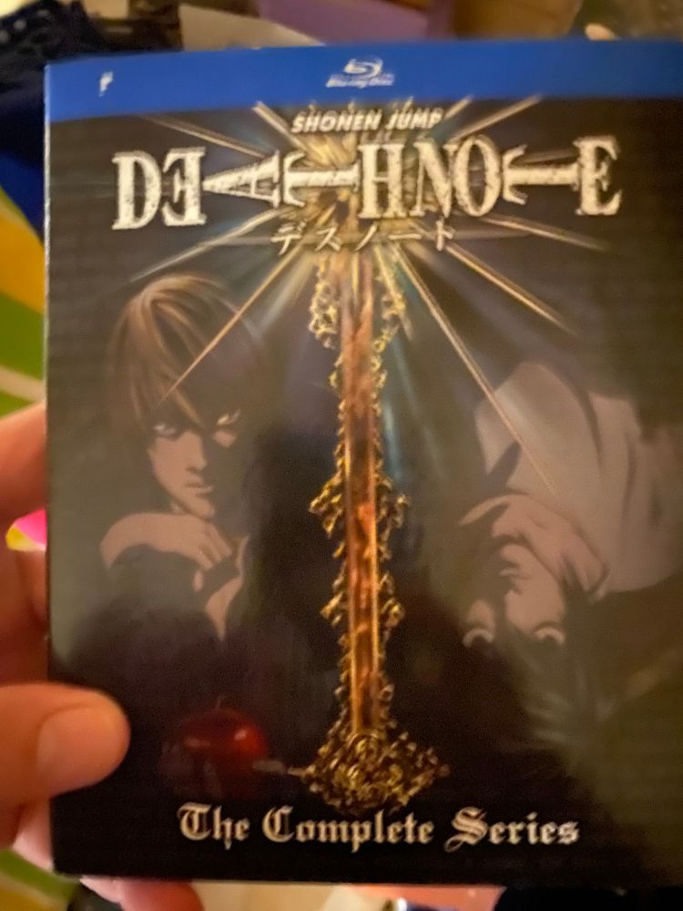 The Blu Ray release of the series DeathNote 