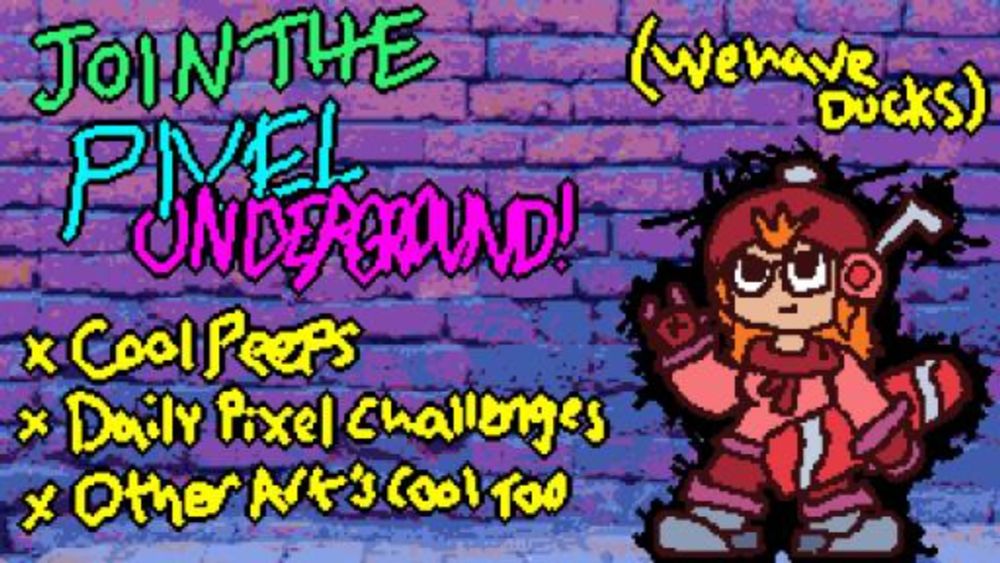 Join the Pixel Underground Discord Server!