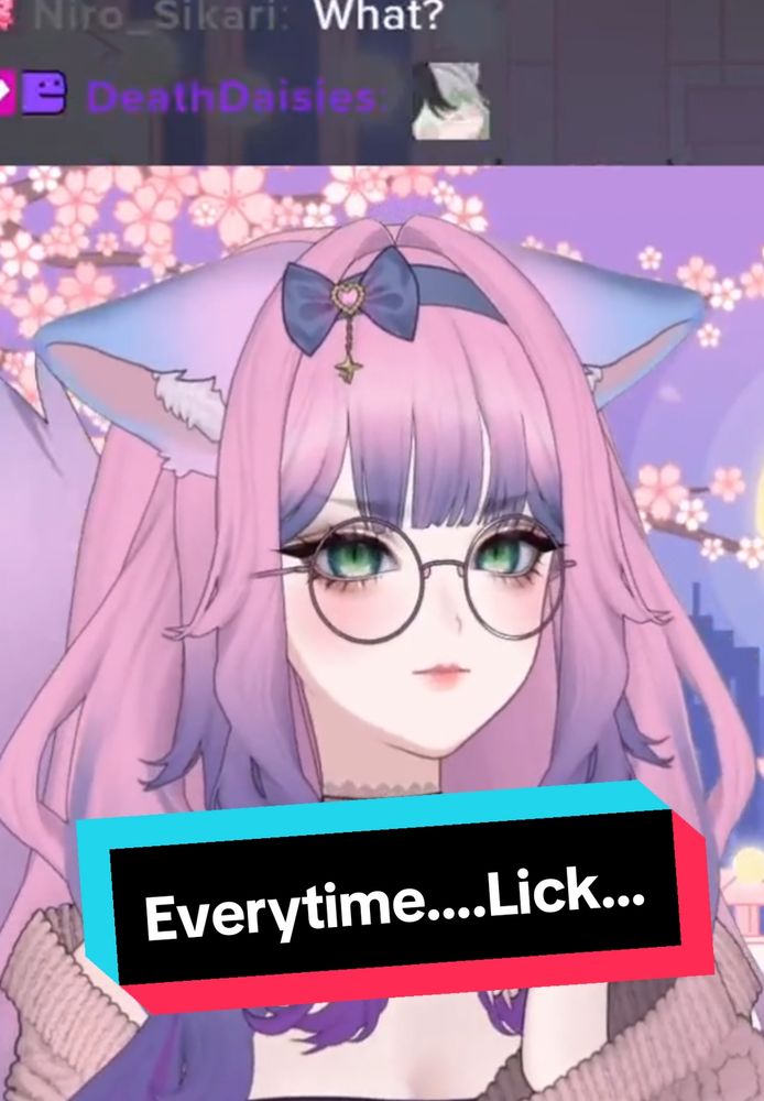 They have this obsession with licking me.. #twitchclips #vtubermemes #envtuber #envtuber #smallstreamer #vtuberclips  #sailormoon #streamer #millennial #vtubermodel #vtubermeme #fyp #vtuber #twitch #v...