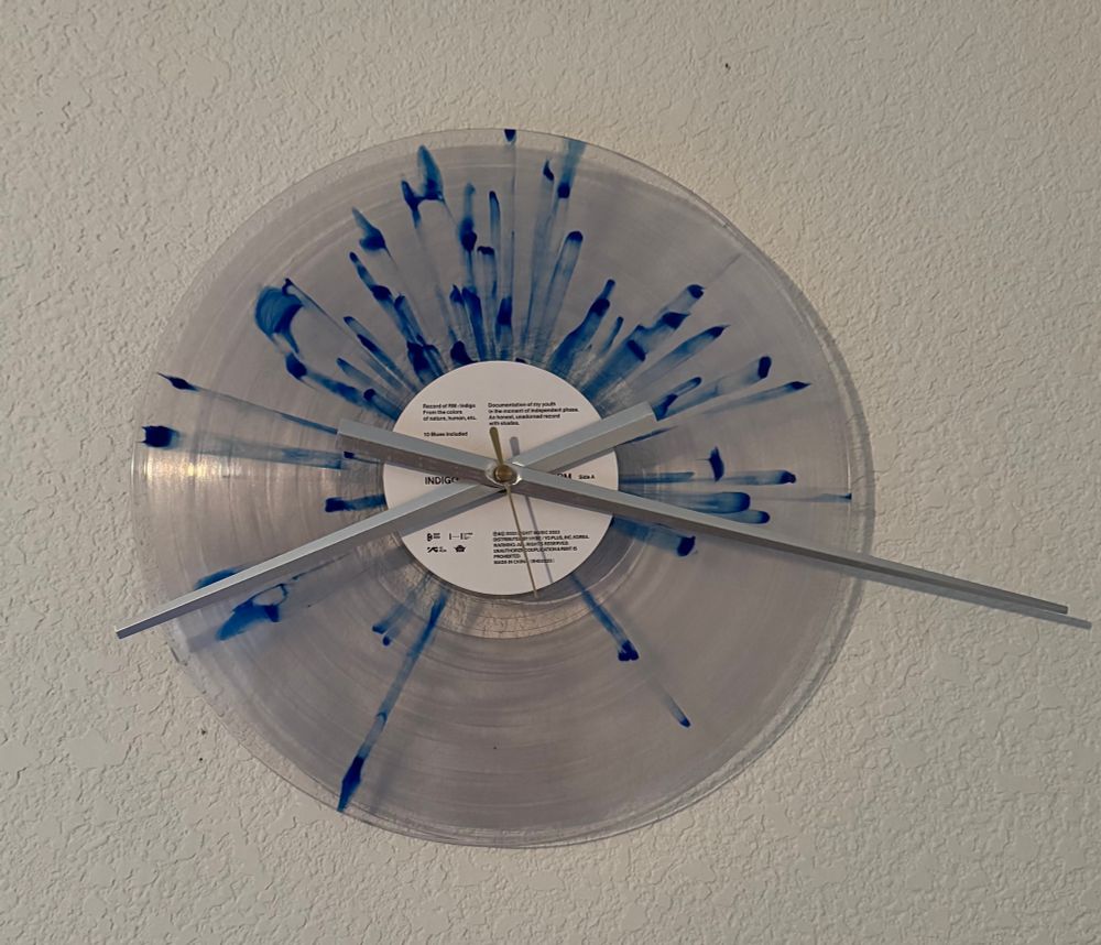RM’s album Indigo made into wall clock 