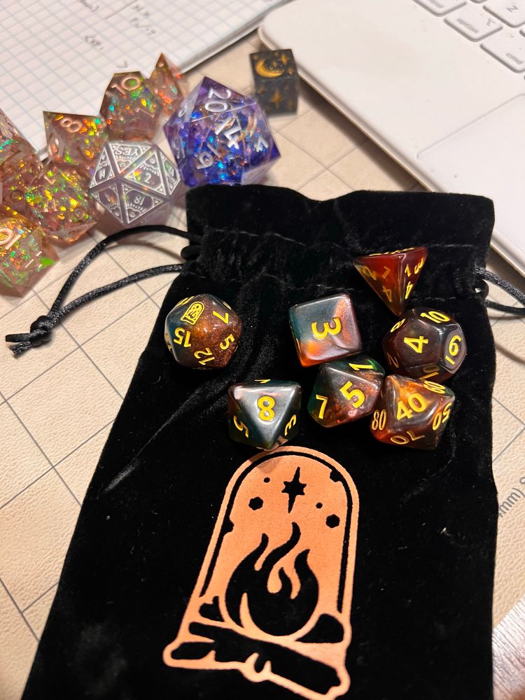 Worlds Beyond Number polyhedral dice