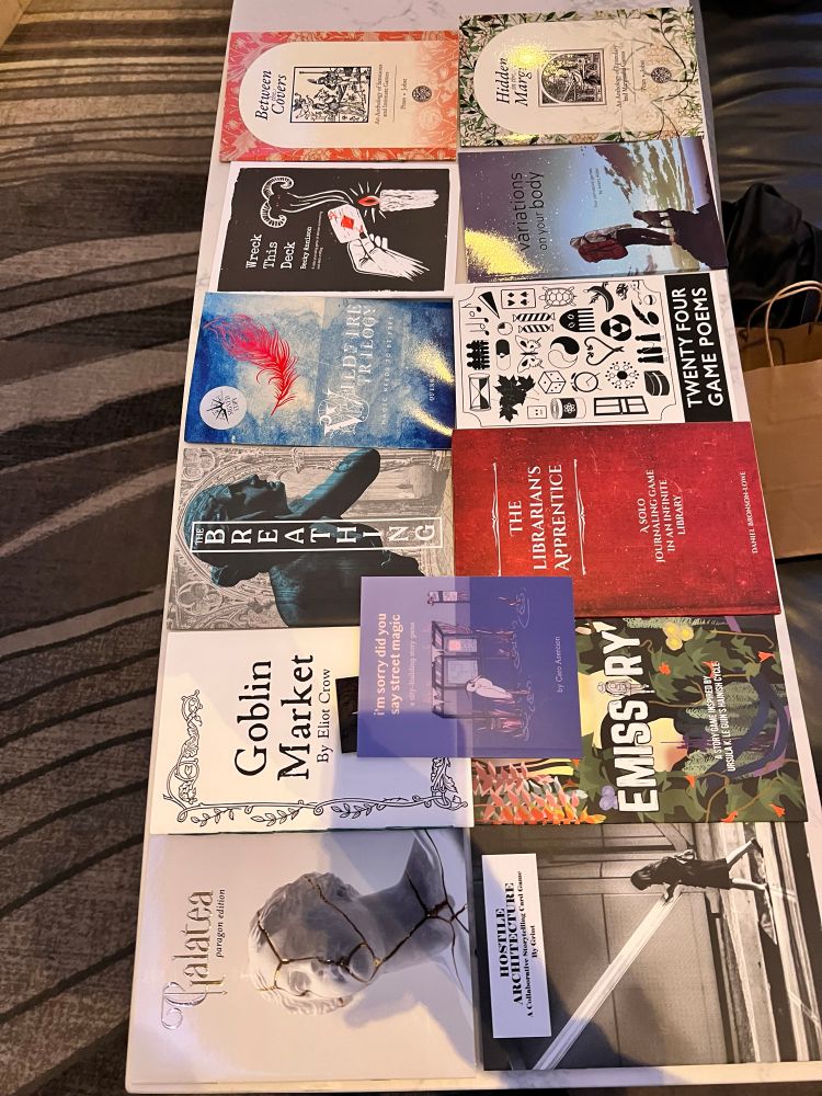 Many zine and zine-ish games.