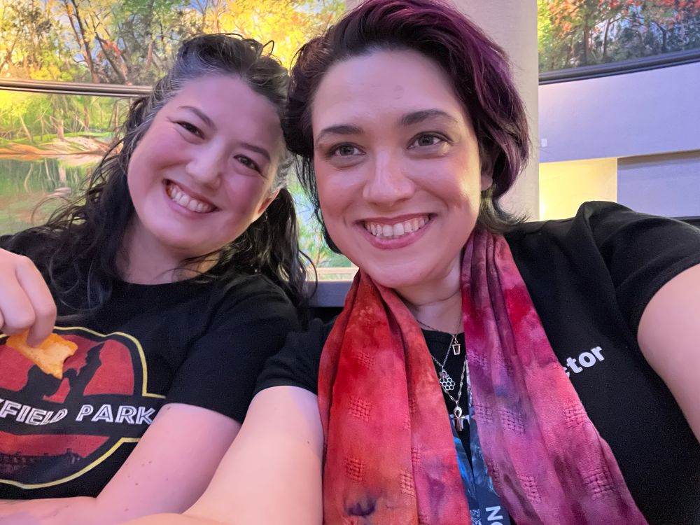 Emily (Kugler) and Emily (Friedman) smiling