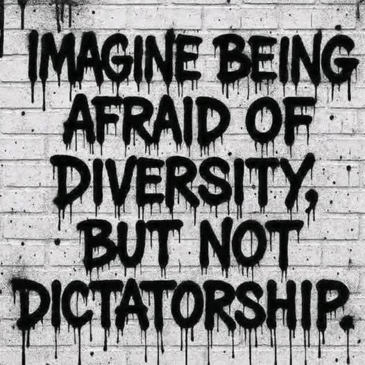 Words drawn to look like graffiti on a brick wall. 