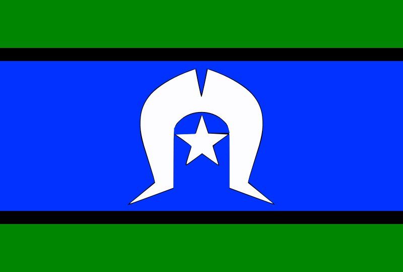 The Australian Torres Strait Islander flag.