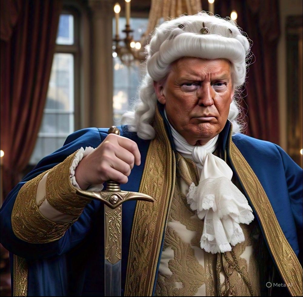 Donald Trump as King George