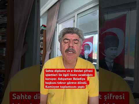 Sahte diploma ve e-Devlet şifresi işlemleri ile ilgili konu sıcaklığını koruyor.