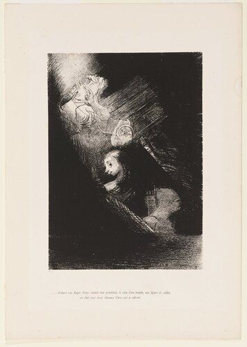 ...d'abord une flaque d'eau, ensuite une prostituee, plate I from "La tentation de Saint Antoine"