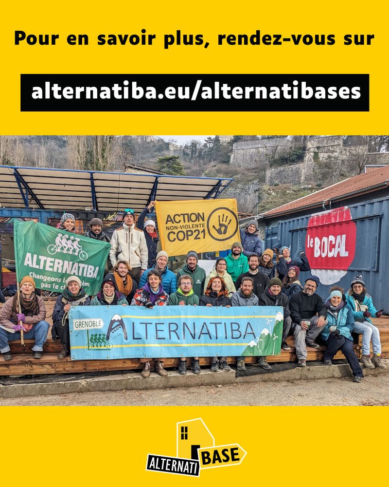 Pour en savoir plus, rendez-vous sur 



alternatiba.eu/alternatibases



Photo de groupe au BOCAL 