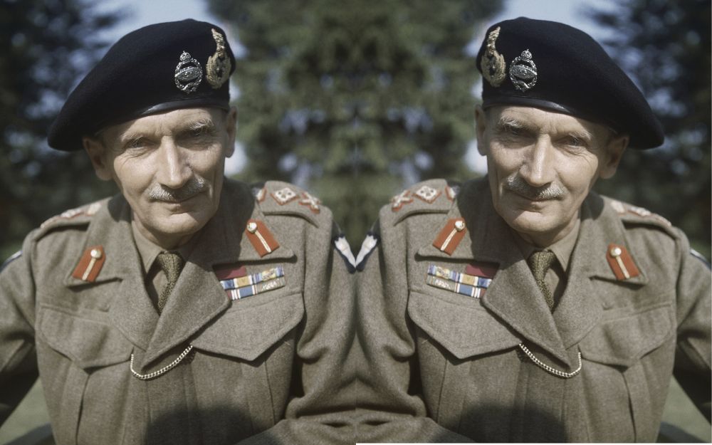 Field Marshal Viscount Montgomery of El Alamein, whose birthday it is today. But there are two of them! Can you tell which one is the real Monty, and which one is M E Clifton James?