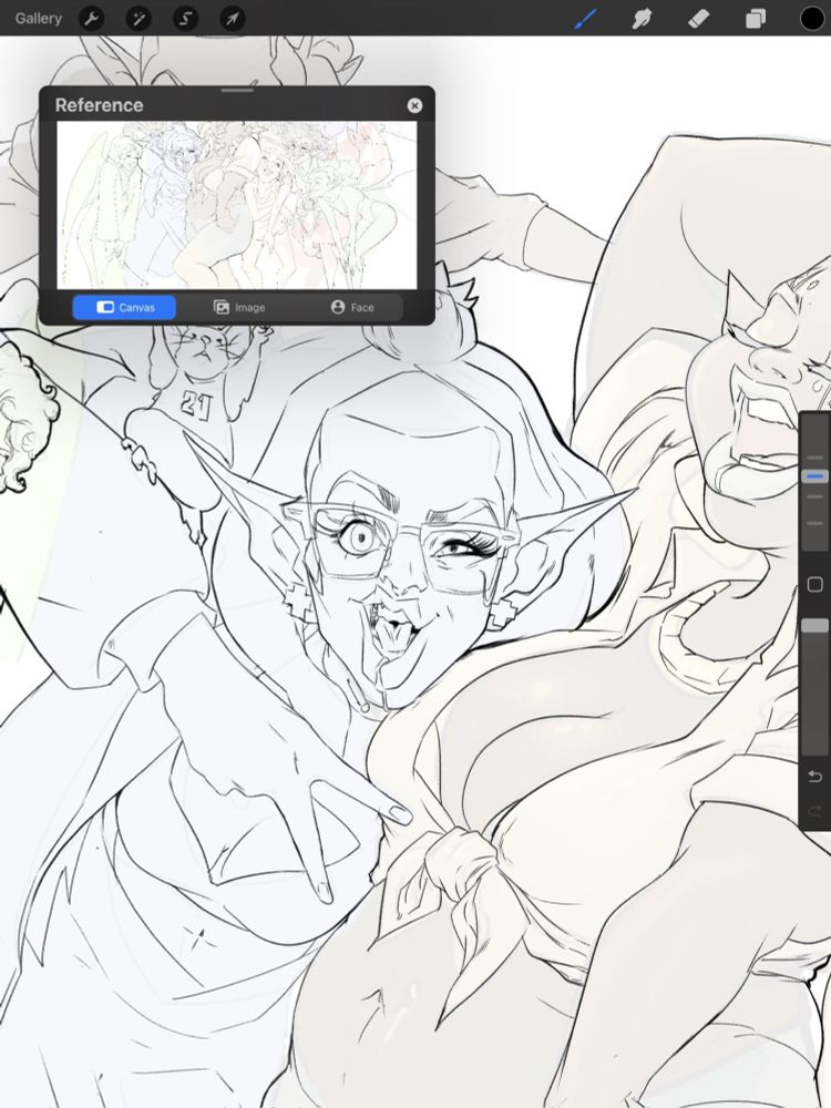 Drawing of a faerie 