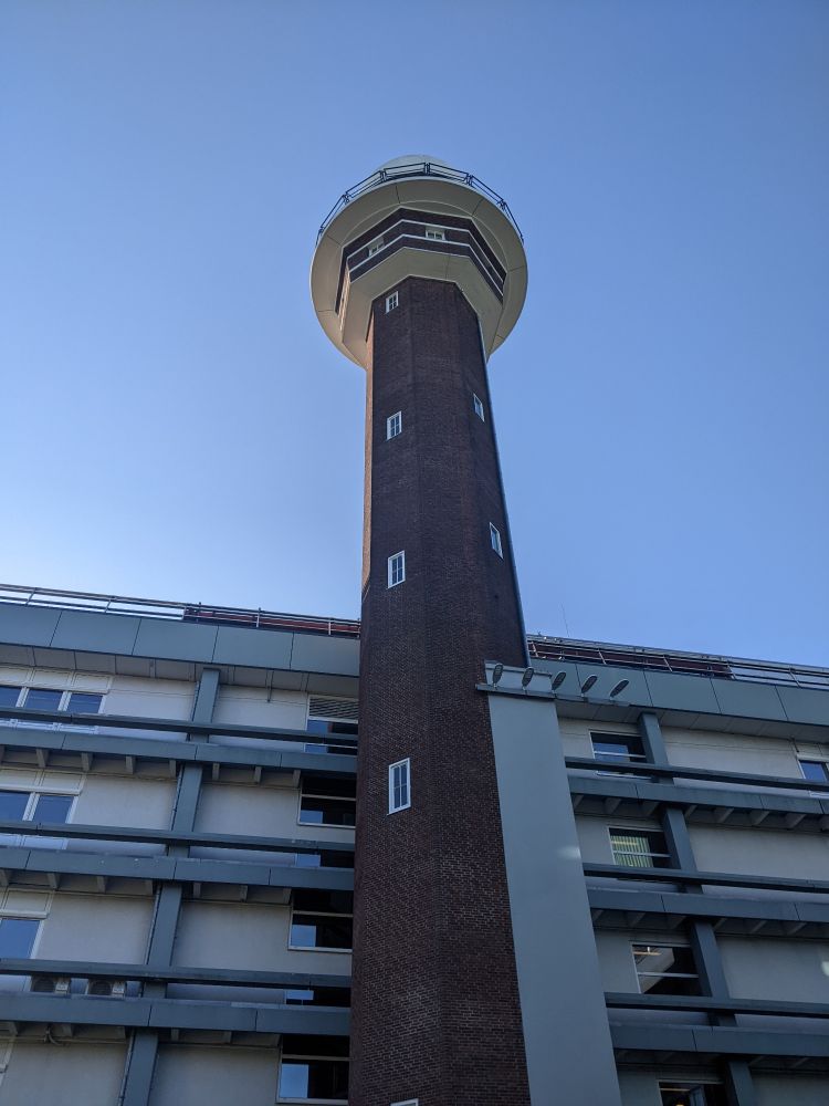 My workplace for the past few years: KNMI radar tower and offices