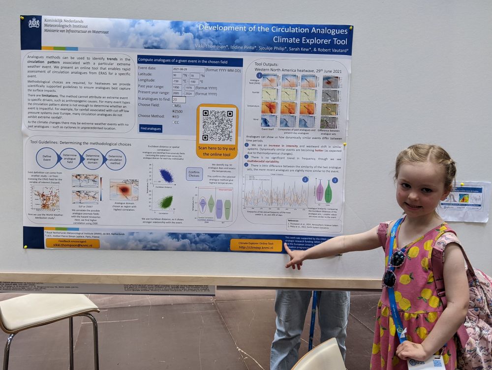 Science poster, available online: https://vikki-thompson.github.io/images/EGU25_poster_thompson.pdf

Photo also features a 5 year old.