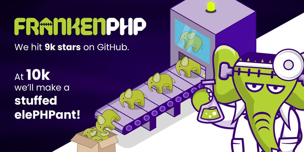 At 10K we'll make a stuffed elePHPant!
