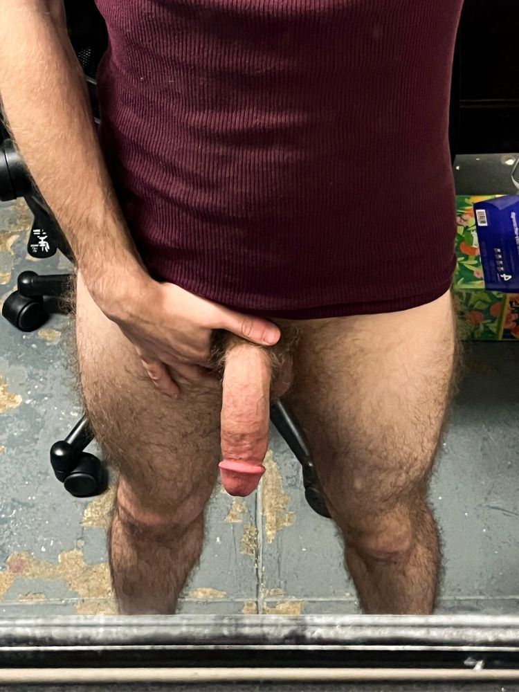 mirror pic of my fat cock