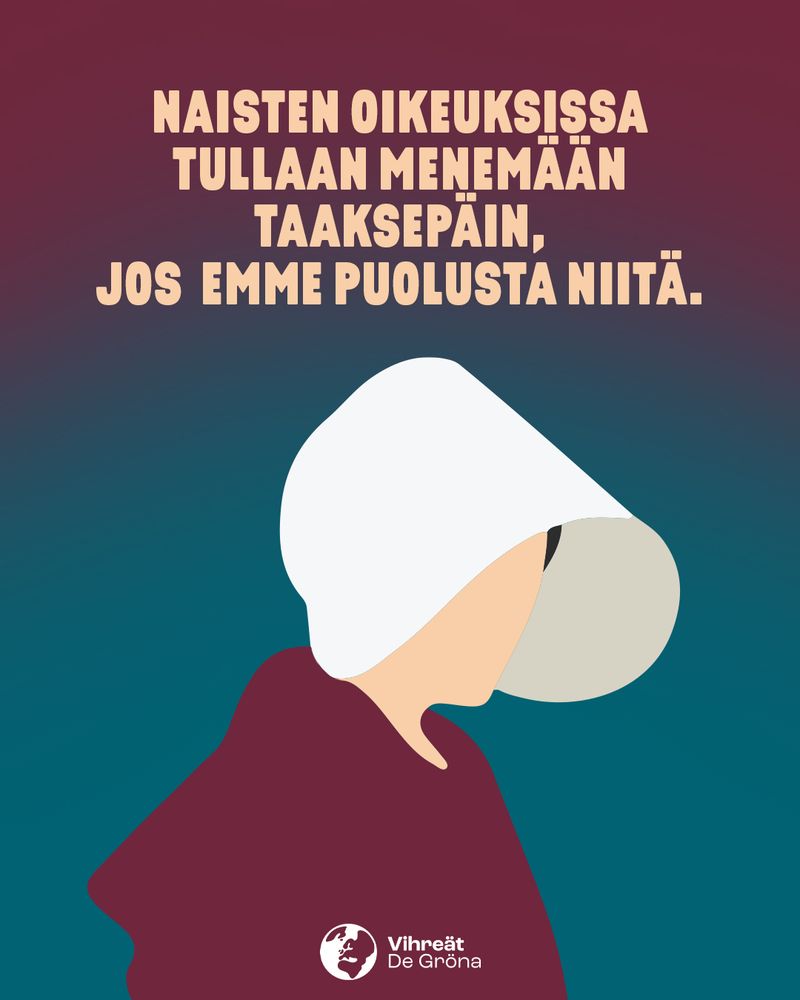 Vihreät: Naisten oikeuksissa mennään taaksepäin, jos emme puolusta niitä.
