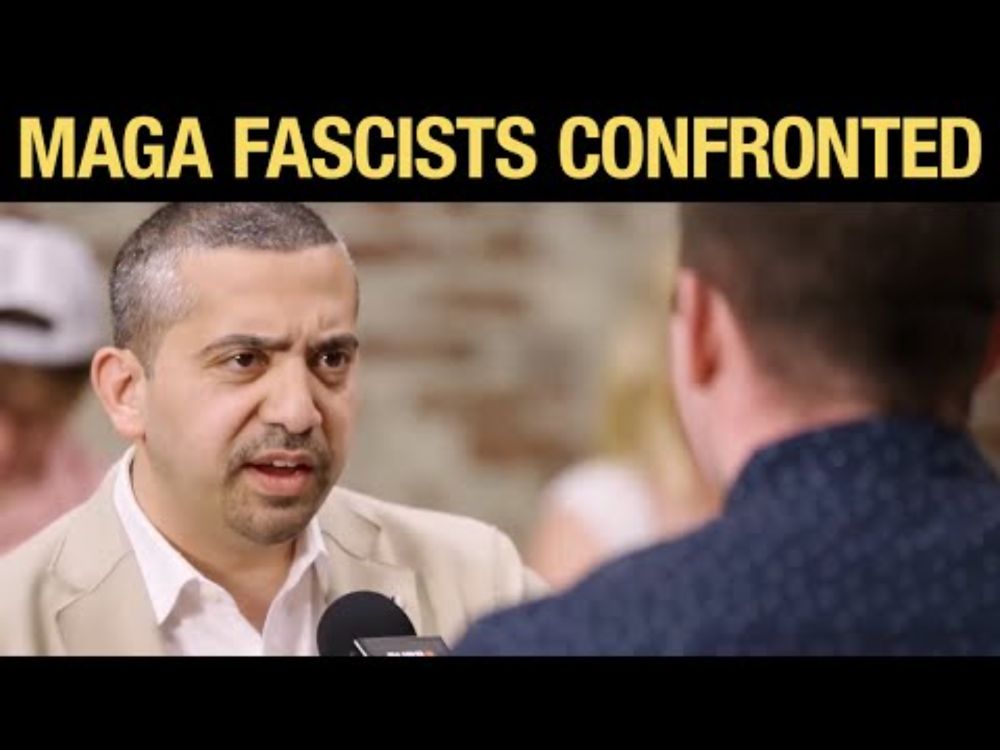 Journalist Mehdi Hasan Confronts Young MAGA Fascists