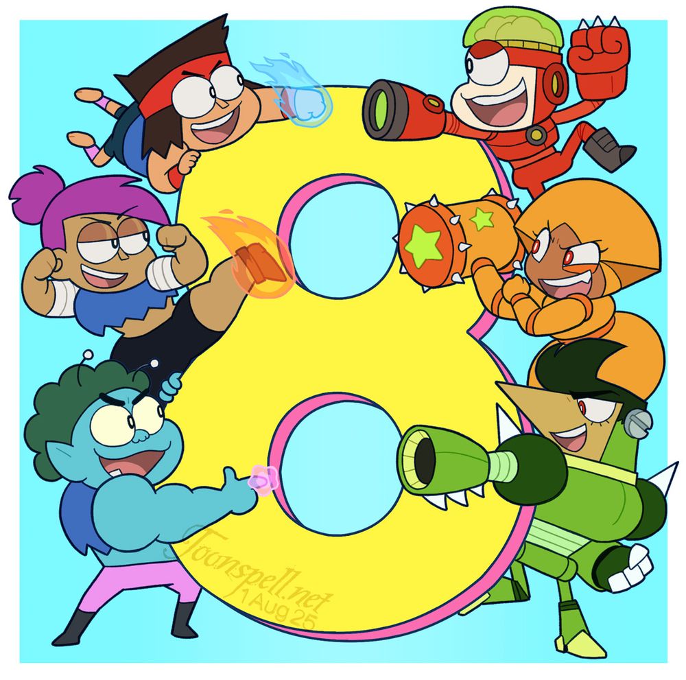 Fanart for OK KO's 8th anniversary.