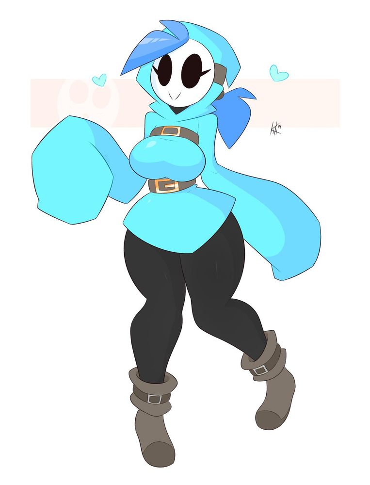 A blue shygal. By Kilinah.