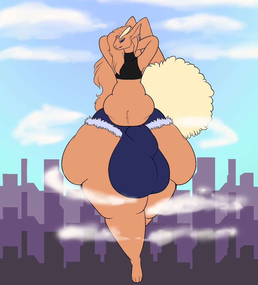 Looming lopunny with enormous hips like waow 