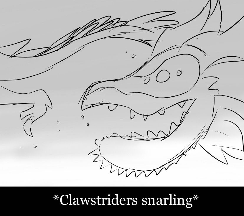 Clawstriders running towards Aloy as she’s about to fire an arrow 