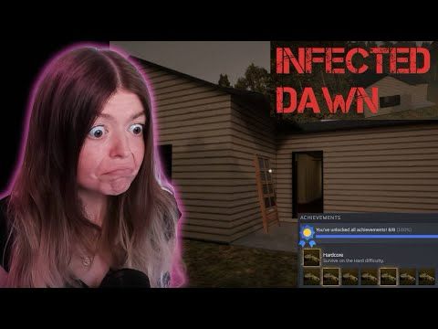 Me vs Zombie Horde! Infected Dawn full playthrough - All endings, achievements and items.