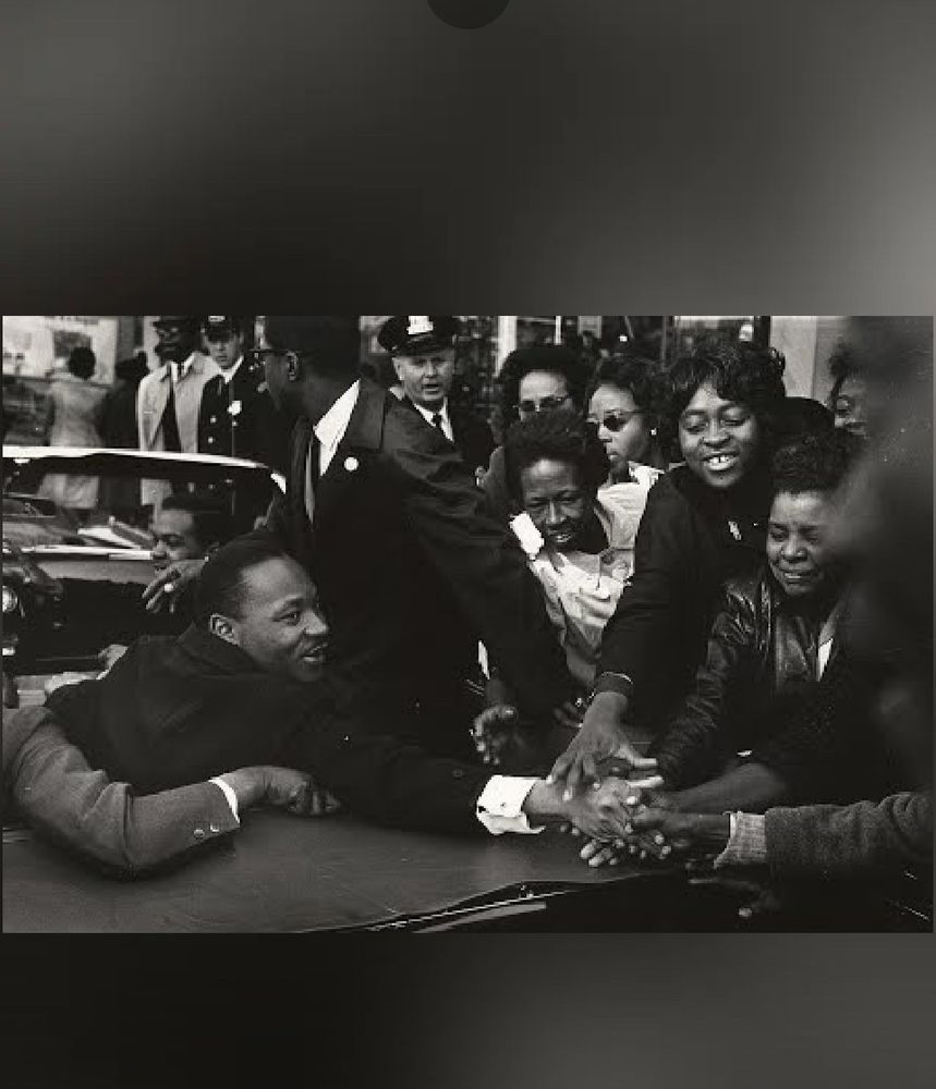 Four months later, in October 1964, supporters congratulate King for winning the Nobel Peace Prize. That success shined a light on the movement and pushed us all a little bit farther forward. The baton is in our hands now. 