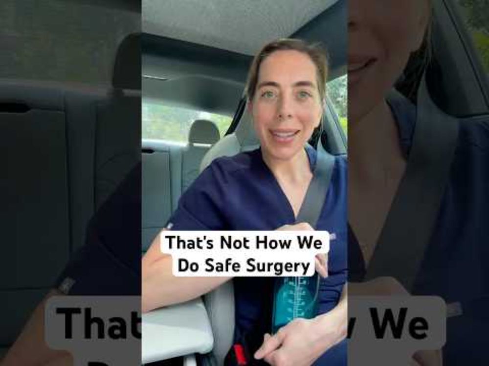 That's Not How We Do Safe Surgery