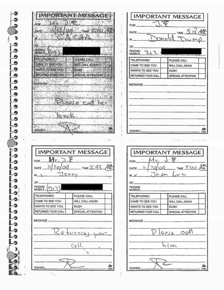 ==========================================================================Published documents and files pertaining to the Epstein...