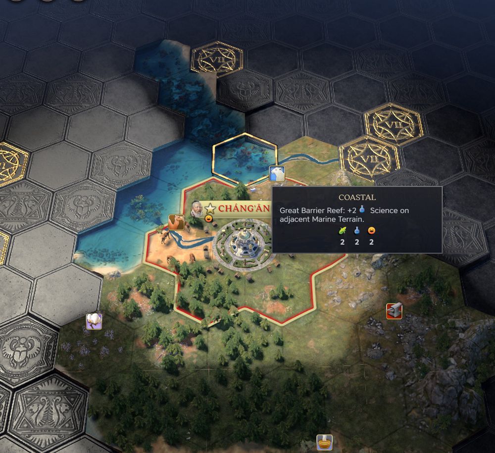 I spawned next to the great barrier reef holy shit. 