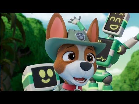 Tracker's Visual Update Debut! | Pups Stop a Coconut Catapult | S12E3a | Dragged down by droids