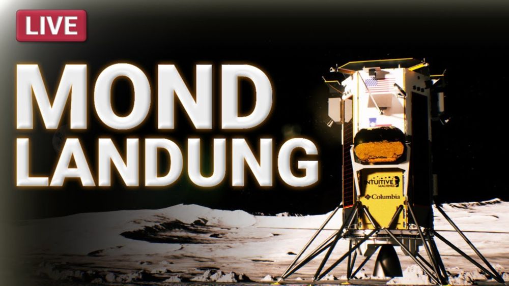 Intuitive Machines Mond Landung - Live auf Deutsch