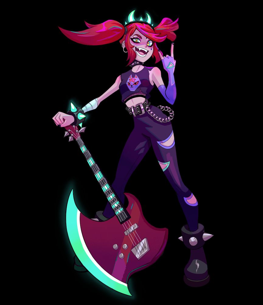 OC Commission - Punk Rock Girl