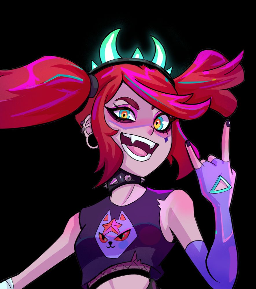 OC Commission - Punk Rock Girl