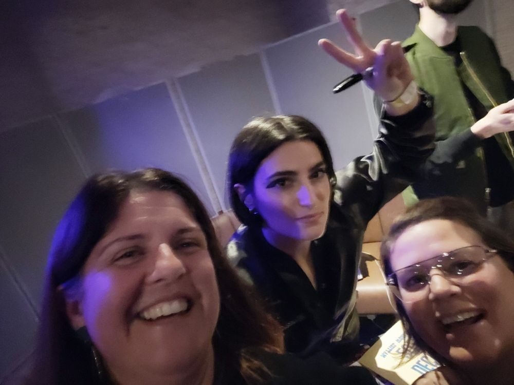 Me, Mattiel and my friends Naomi in a selfie.  Mattiel is the coolest by some margin. 