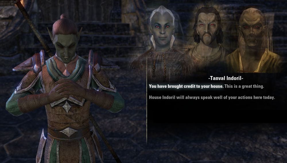 Tanval Indoril: You have brought credit to your house.