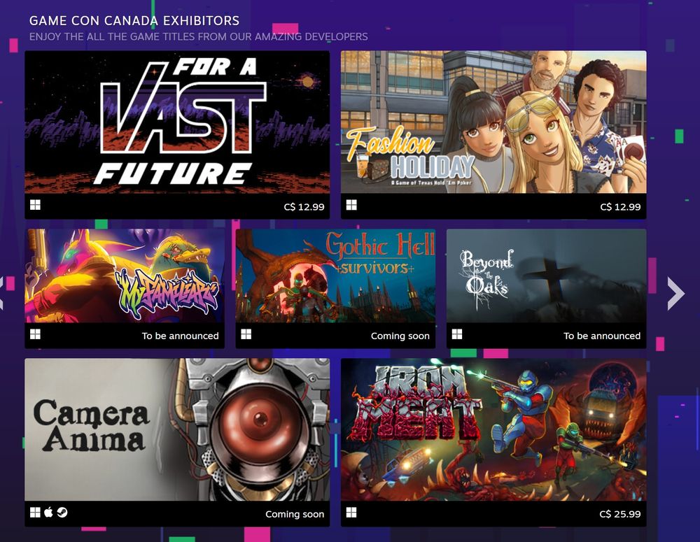 Game Con Canada Exhibitor Page. Camera Anima features with all sorts of other really cool games.