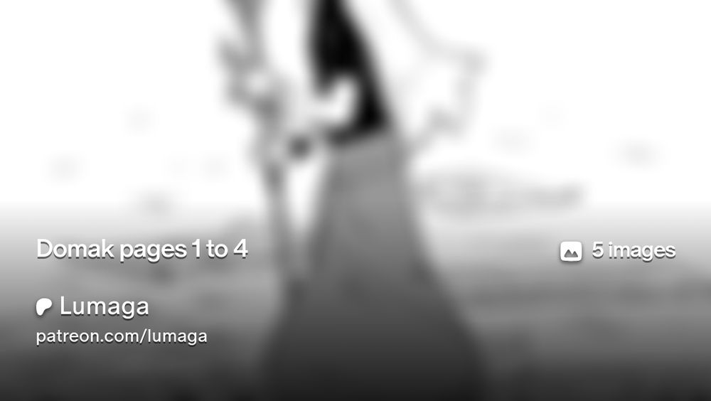 A blurred preview of a post on patreon related to the posted link.