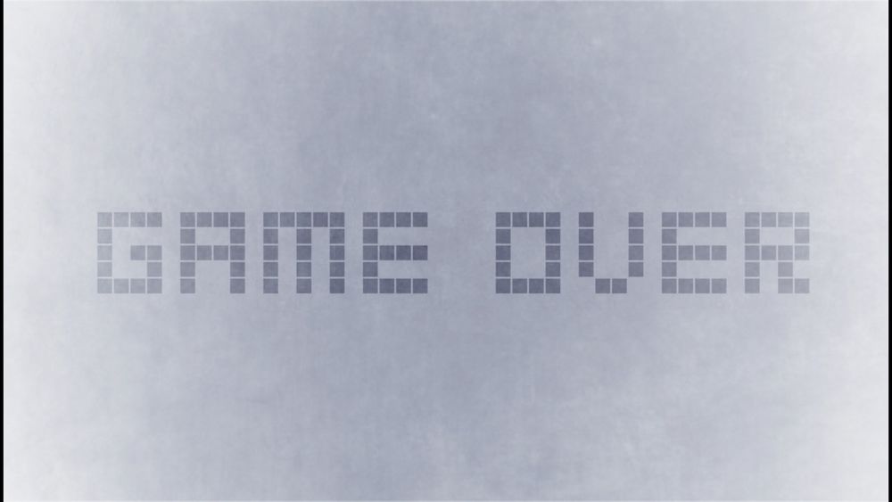 game over screen