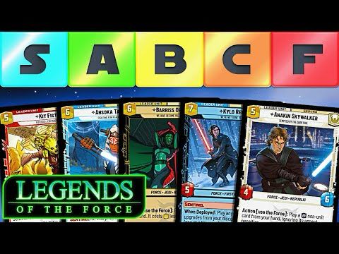 EVERY Set 5 Leader RANKED | Star Wars Unlimited Legends of the Force Tier List