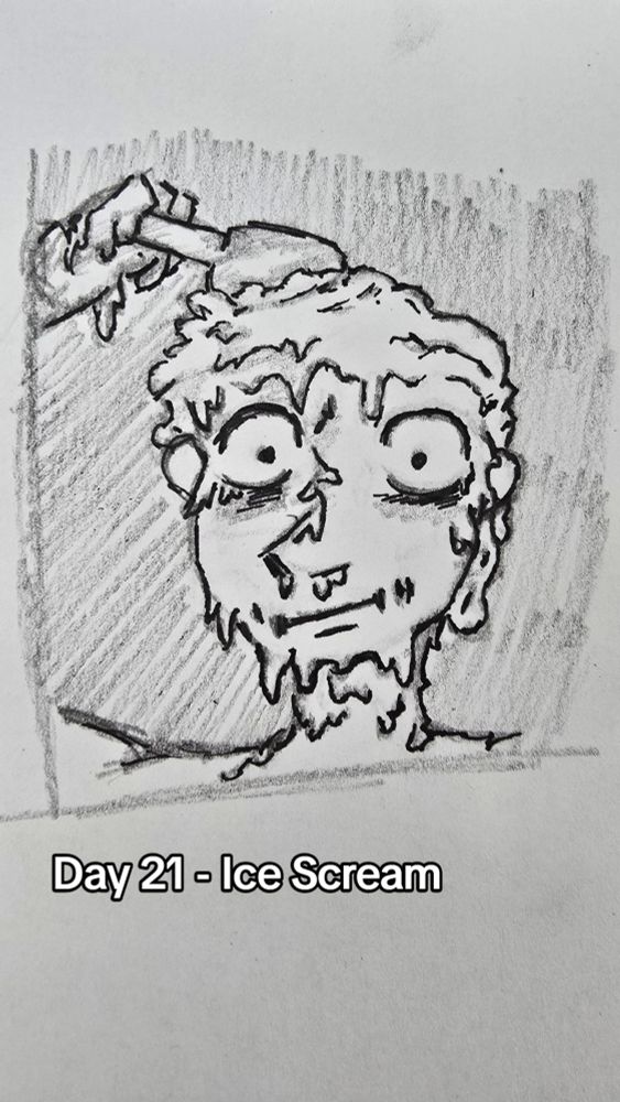 that one ice cream commercial was not to watch over and over to make this drawing