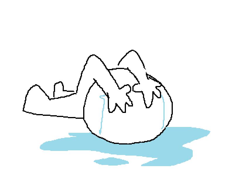 Reaction Image of someone crying on the ground 