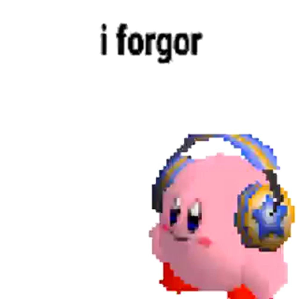 Kirby I Forgot GIF