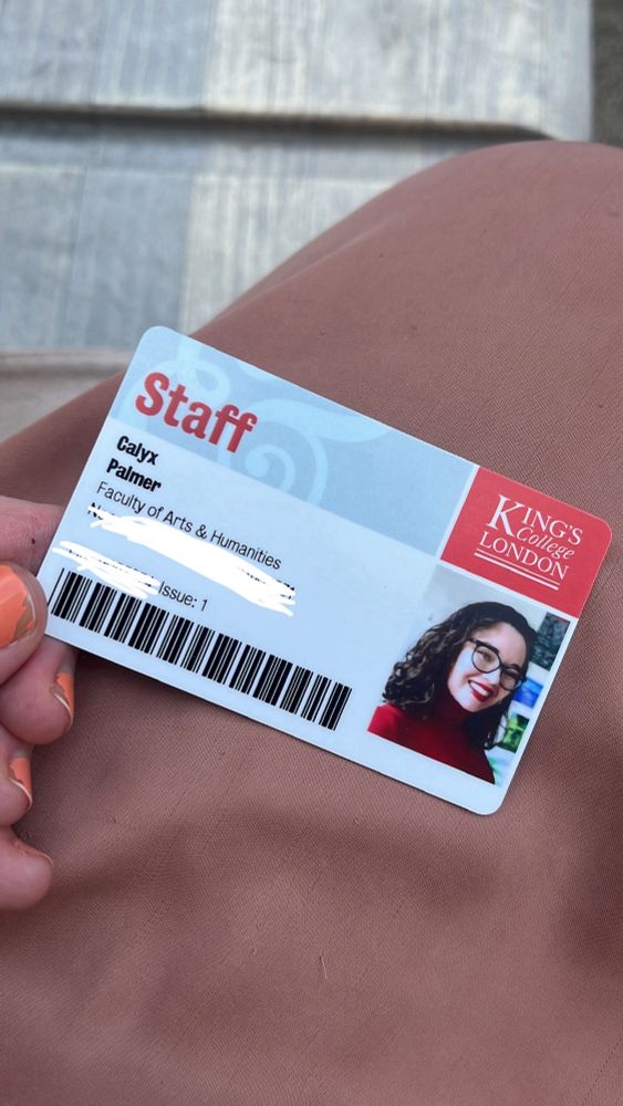 A staff card for KCL for meeeee