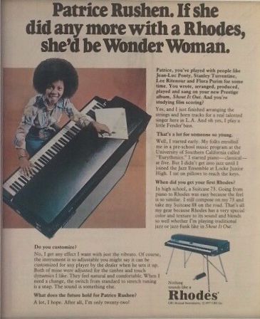 Patrice Rushen Rhodes ad